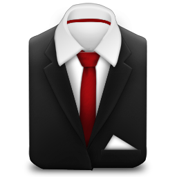 Manager Red Tie Icon 256x256 png